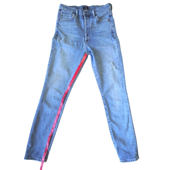 Citizens Of Humanity Olivia High Rise Slim Ankle in Backroad Light Indigo Size 6 - Picture 11 of 16